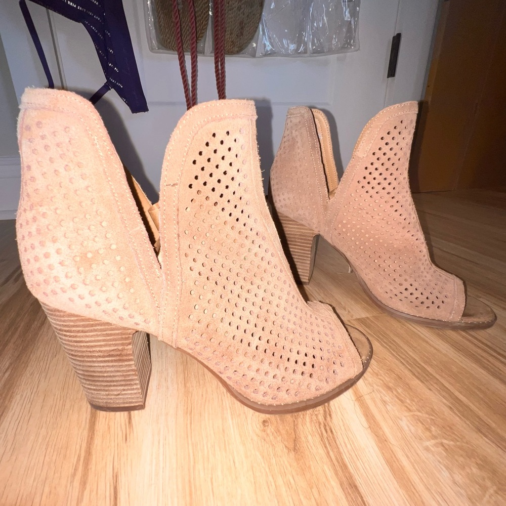 Lucky Brand open toe booties